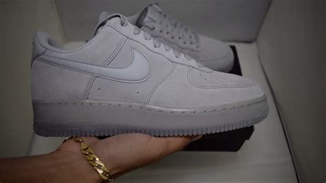 air force 1 grey suede.